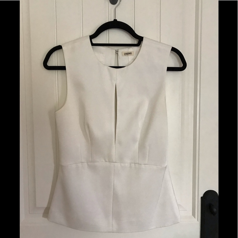 L’Agence Triangle Cutout Top